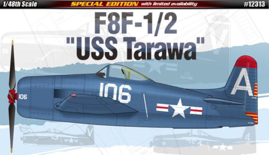 1/48 F8F1/2 USS Tarawa USN Fighter Plastic Model Kit (ACY12313)