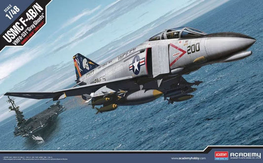 1/48 F4B/N VMFA531 Gray Ghosts USMC Fighter Plastic Model Kit (ACY12315)