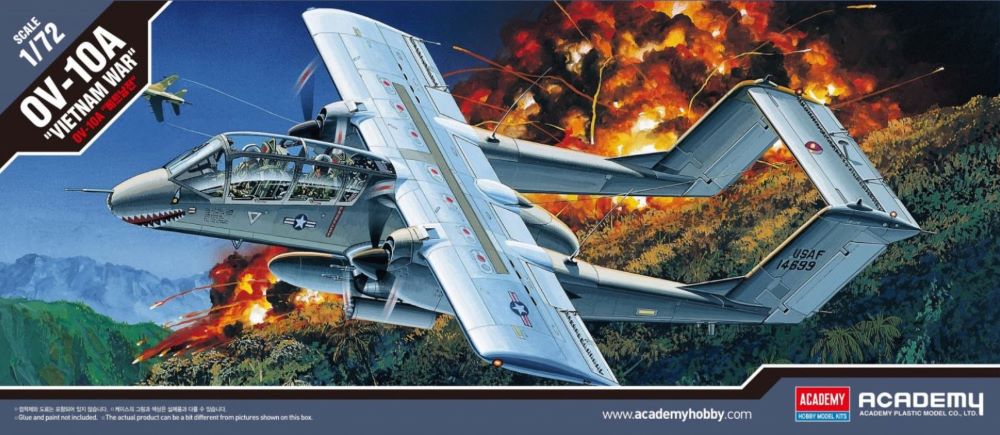 1/72 OV10A Bronco Fighter Plastic Model Kit (ACY12463)