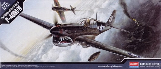 1/72 P40M/N Warhawk Fighter Plastic Model Kit (ACY12465)