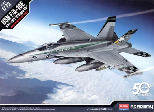 1/72 F/A18E VFA195 Chippy Ho USN Fighter Plastic Model Kit (ACY12565)