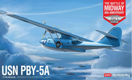 1/72 PBY5A USN Aircraft Battle of Midway 80th Anniversary Plastic Model Kit (ACY12573)