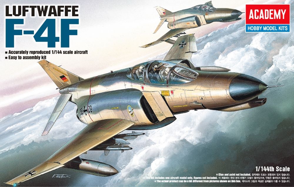 1/144 F4F Phantom II Fighter Plastic Model Kit (ACY12611)