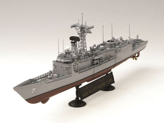 1/350 USS Oliver Hazard Perry FFG7 Guided Missile Frigate Plastic Model Kit (ACY14102)