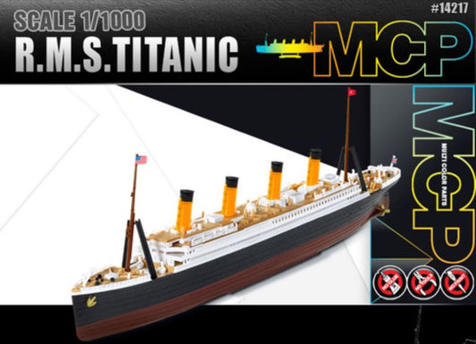 1/1000 RMS Titanic Ocean Liner Snap-Together Plastic Model Kit (ACY14217)