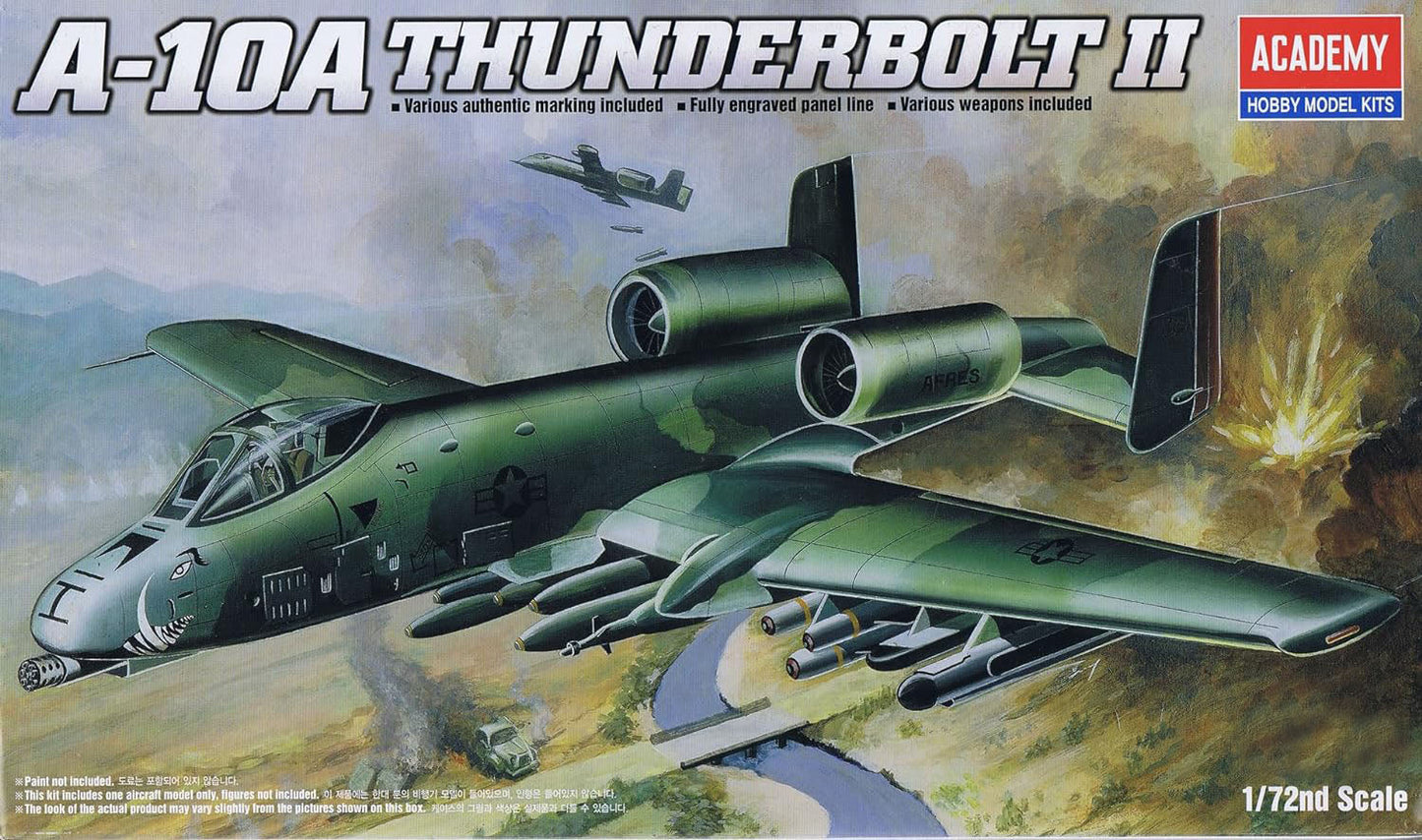 1/72 A-10A Thunderbolt II Plastic Model Kit (ACYS1652)