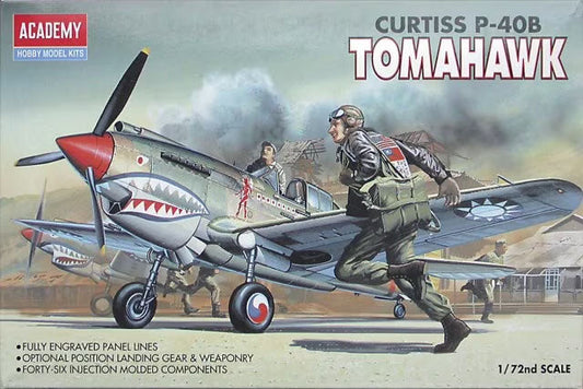 1/72 Curtiss P-40B Tomahawk Plastic Model Kit (ACYS1655)