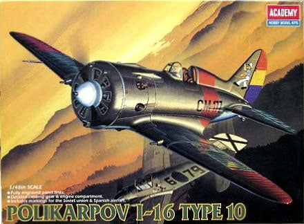 1/48 Polikarpov I-16 Type 10 Plastic Model Kit (ACYS2127)