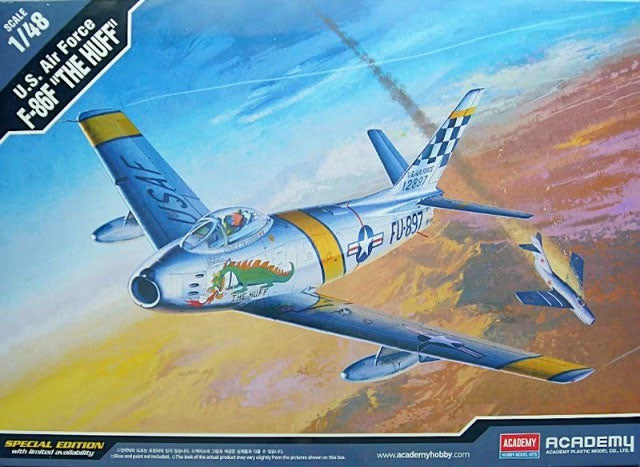 1/72 U.S. Air Force F-86F "The Huff" Special Edition Plastic Model Kit (ACYS2234)