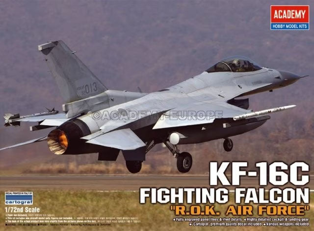 1/72 KF-16C Fighting Falcon "R.O.K. Air Force" Plastic Model Kit (ACYS2418)