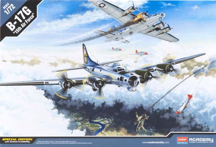 1/72 B-17G "15th Air Force" Special Edition Plastic Model Kit (ACYS2436)
