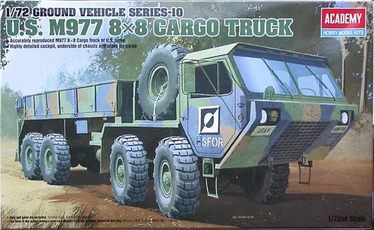 1/72 U.S. M977 8x8 Cargo Truck Ground Vehicle Series-10 Plastic Model Kit (ACYS3414)