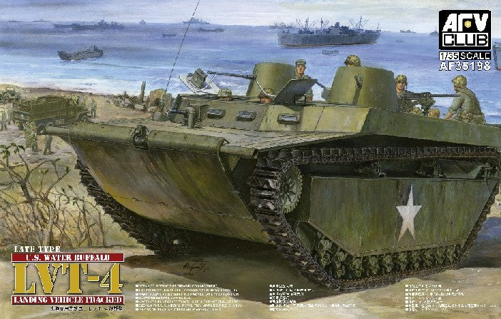 1/35 US LVT4 Water Buffalo Late Amphibious Vehicle Plastic Model Kit (AFV35198)