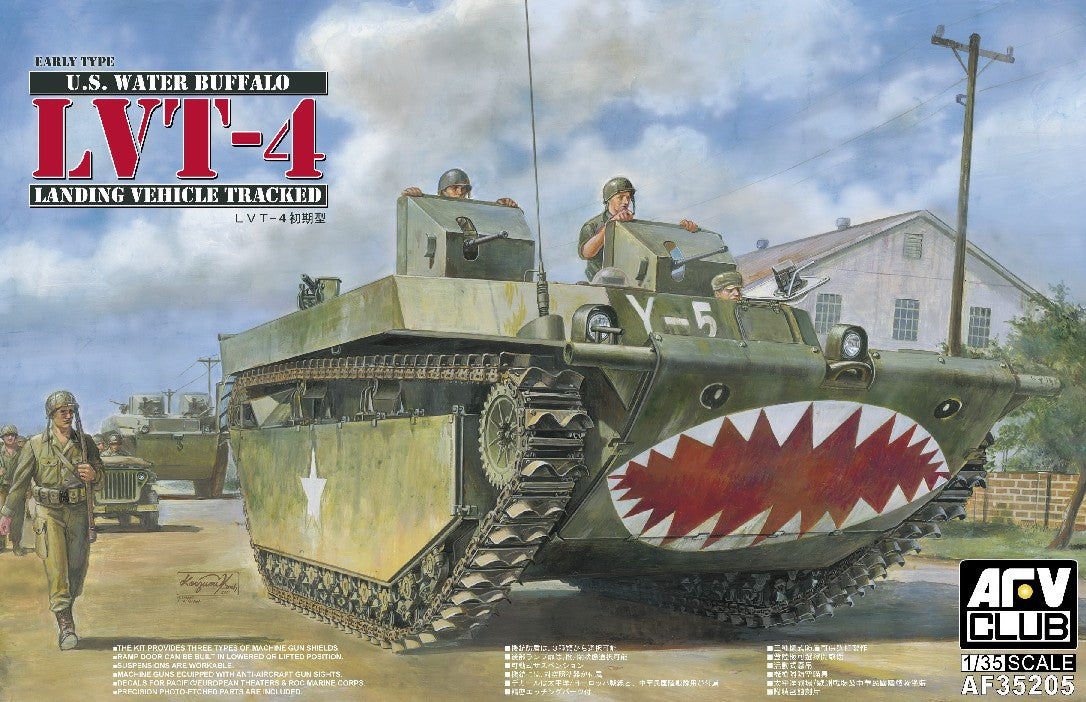 1/35 US LVT4 Water Buffalo Early Amphibious Vehicle Plastic Model Kit (AFV35205)