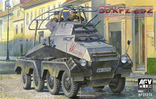 1/35 SdKfz 232 8-Rad Early Schwerer PzSpahWg Plastic Model Kit (AFV35232)