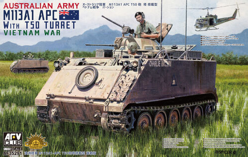 1/35 M113A1 APC with T50 Turret Vietnam War Plastic Model Kit (AFV35291)