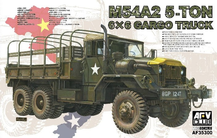 1/35 US M54A2 5-Ton 6x6 Cargo Truck Plastic Model Kit (AFV35300)