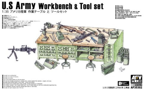 1/35 US Army Workbench & Tool Set Plastic Model Kit (AFV35302)