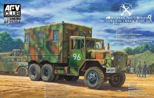 1/35 M109A3/M185A3 2.5-Ton 6x6 Shop Van Plastic Model Kit (AFV35304)