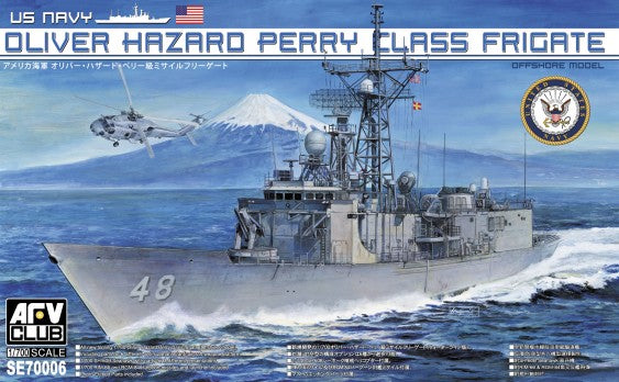 1/700 USS Oliver Hazard Perry Class Frigate Plastic Model Kit (AFV70006)