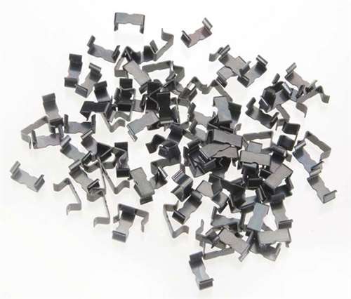 HO Slot Car Track Clips (100) (AFX21014)