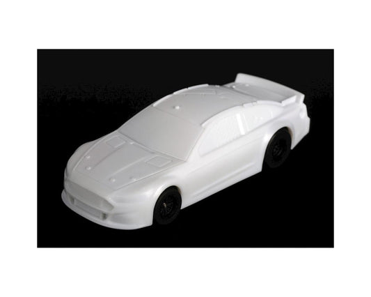 HO Ford Fusion Stocker - White Paintable Slot Car (AFX21025)