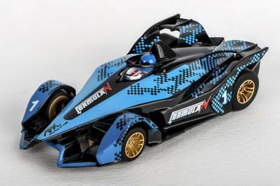 HO Formula N (Blue/Blue /Silver) Mega G+ Slot Car (AFX22039)