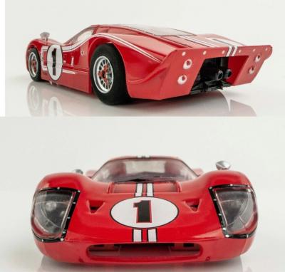 HO Ford GT40 MkIV LeMans (Red) Mega G+ Slot Car (AFX22042)