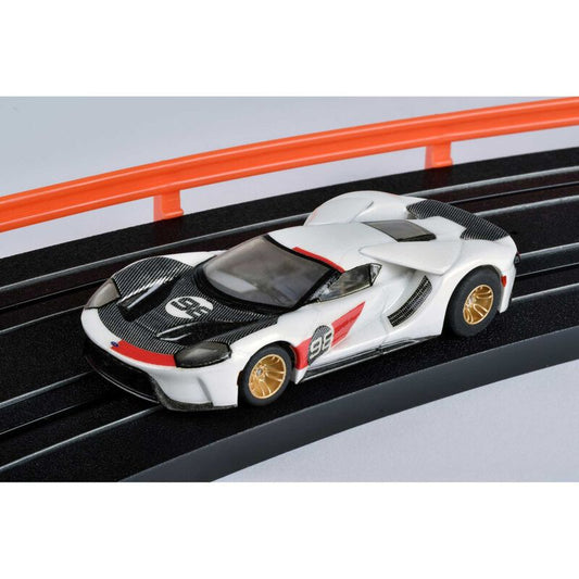 HO Ford GT40 GT Heritage #98 (White) Mega G+ Slot Car (AFX22044)