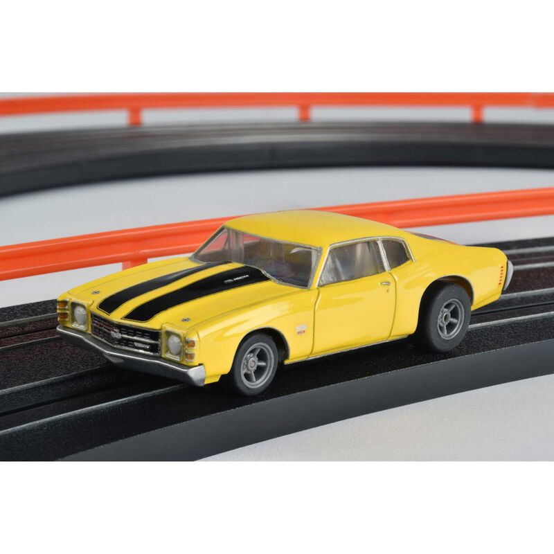 HO 1971 Chevelle 454 (Yellow) Mega G+ Slot Car (AFX22050)