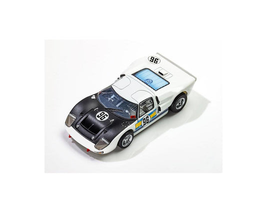 HO Ford GT40 MkII #96 White/Black/Blue/Gold Slot Car (AFX22057)