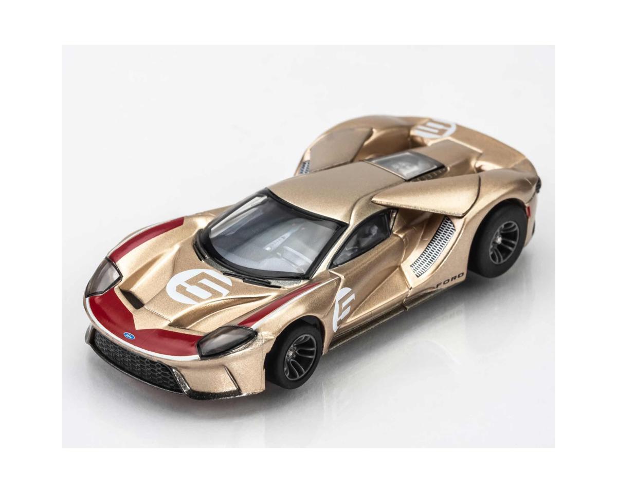 HO Ford GT Heritage #5 Gold Slot Car (AFX22061)