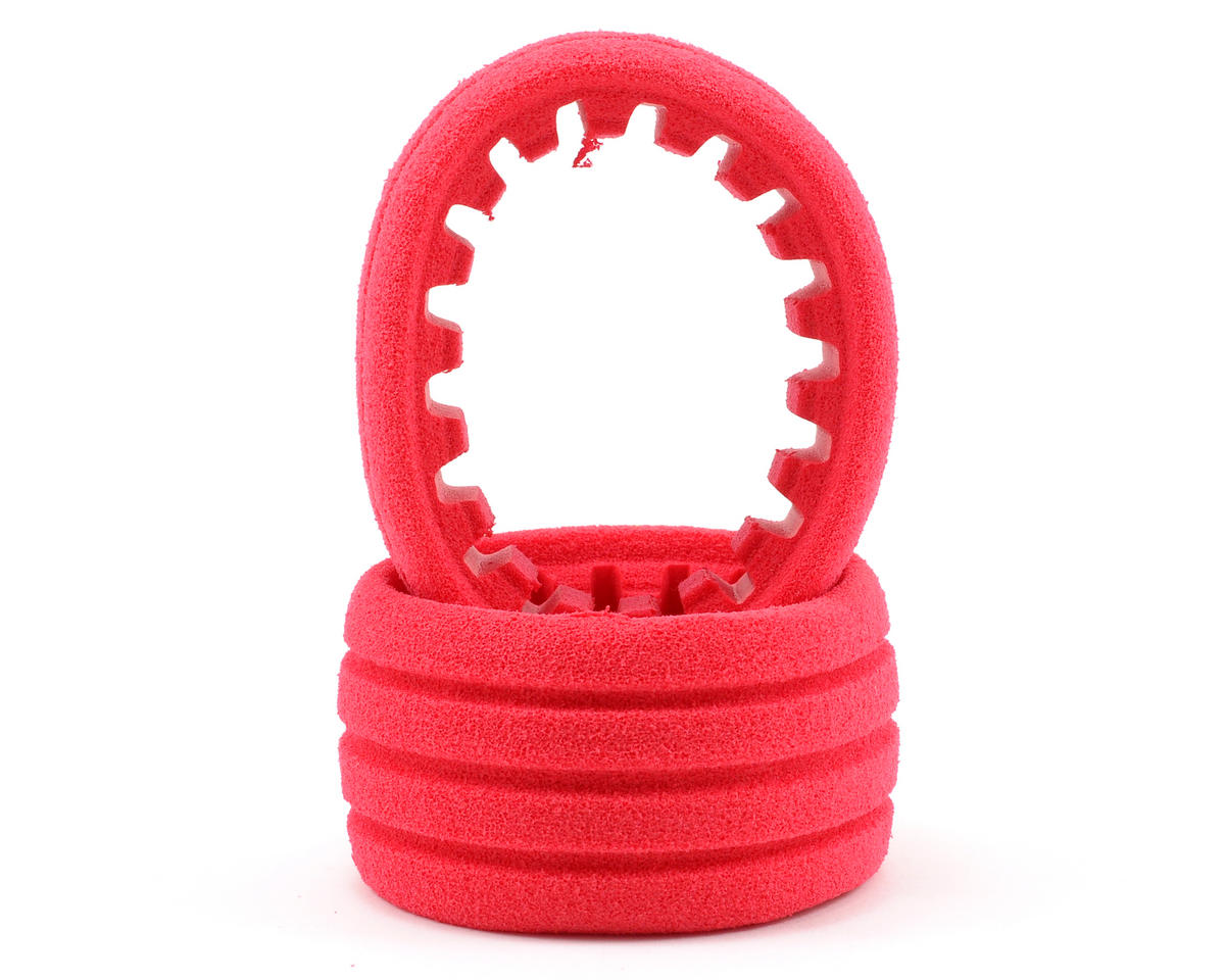 1/10 Buggy Rear Closed Cell Insert Soft Red (2) (AKA33012)