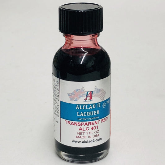 Transparent Red 1oz Lacquer (ALC401)