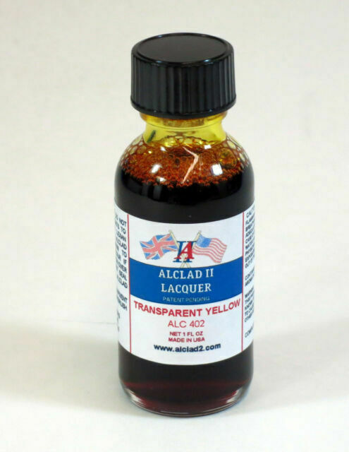 Transparent Yellow 1oz Lacquer (ALC402)