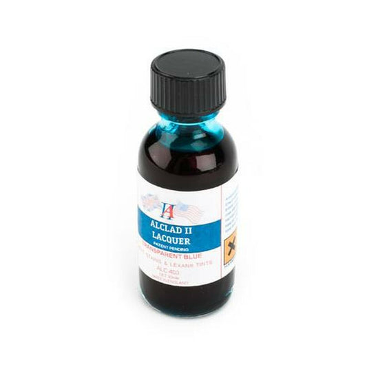 Transparent Blue 1oz Lacquer (ALC403)