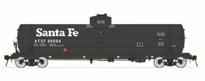 HO GATC Welded Tank Car Santa Fe #98084 (ALM1821)