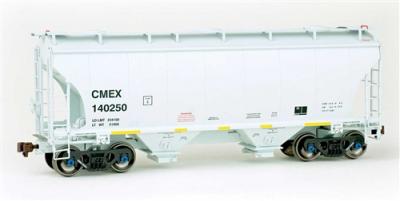 HO TrinityRail 3281 Cubic Foot 2-Bay Covered Hopper Cemex CMEX #140277 (ALM2046)