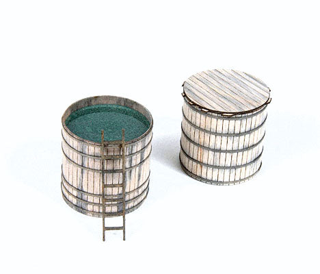 HO Wood Storage Vat LASERkit 1-1/8"x1" (4) (AMB390)