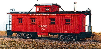 HO Wood Caboose Laser-Cut Wood Kit (AMB859)