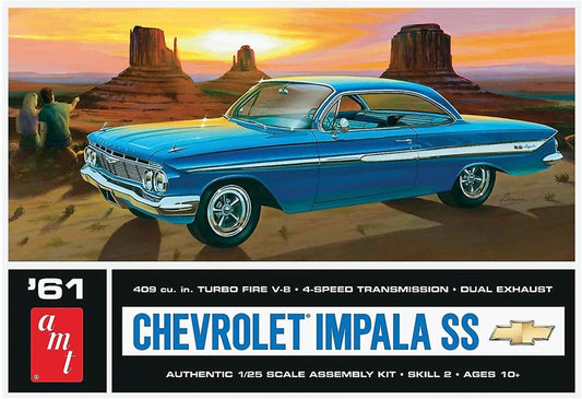 1/25 1961 Chevy Impala SS Plastic Model Kit (AMT1013)