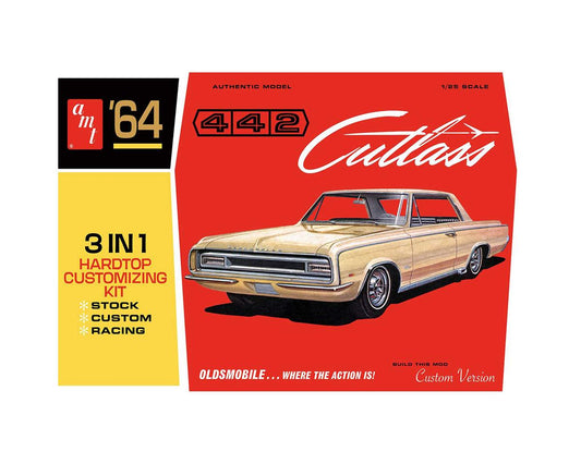 1/25 1964 Olds Cutlass 442 Hardtop Plastic Model Kit (AMT1066)