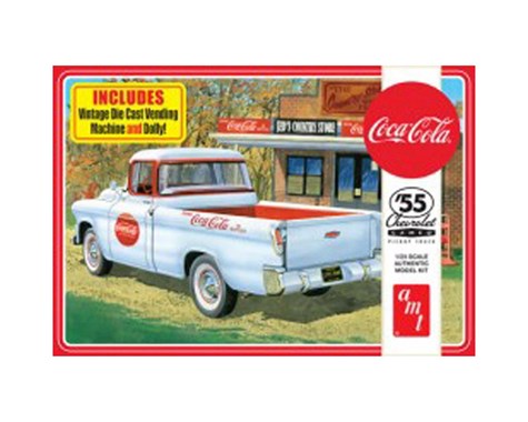 1/25 1955 Chevy Cameo Pickup Coca-Cola Plastic Model Kit (AMT1094)