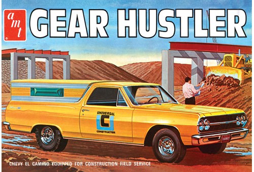 1/25 1965 Chevy El Camino Gear Hustler Plastic Model Kit (AMT1096)