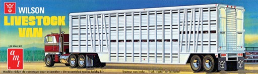 1/25 Wilson Livestock Van Trailer Plastic Model Kit (AMT1106)