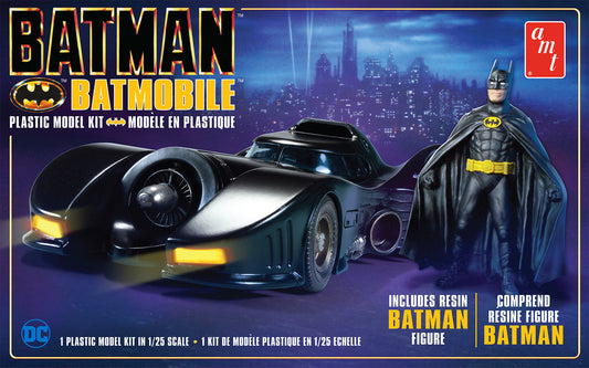 1/25 1989 Batmobile with Resin Batman Plastic Model Kit (AMT1107)