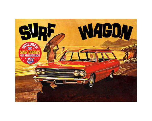 1/25 1965 Chevelle Surf Wagon Plastic Model Kit (AMT1131)