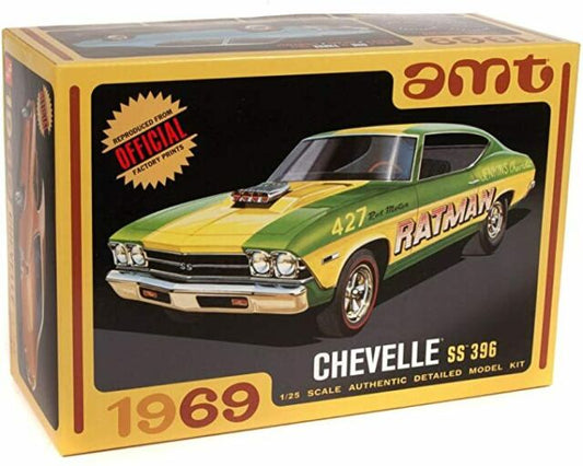 1/25 1969 Chevy Chevelle SS 396 Hardtop Plastic Model Kit (AMT1138)