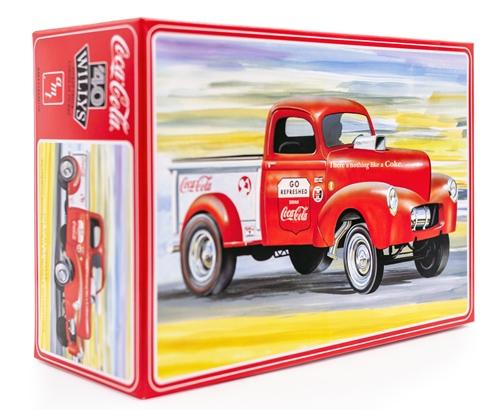 1/25 1940 Willys Pickup Gasser Coca-Cola Plastic Model Kit (AMT1145M)