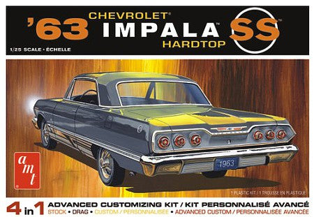 1/25 1963 Chevy Impala Hardtop Plastic Model Kit (AMT1149M)